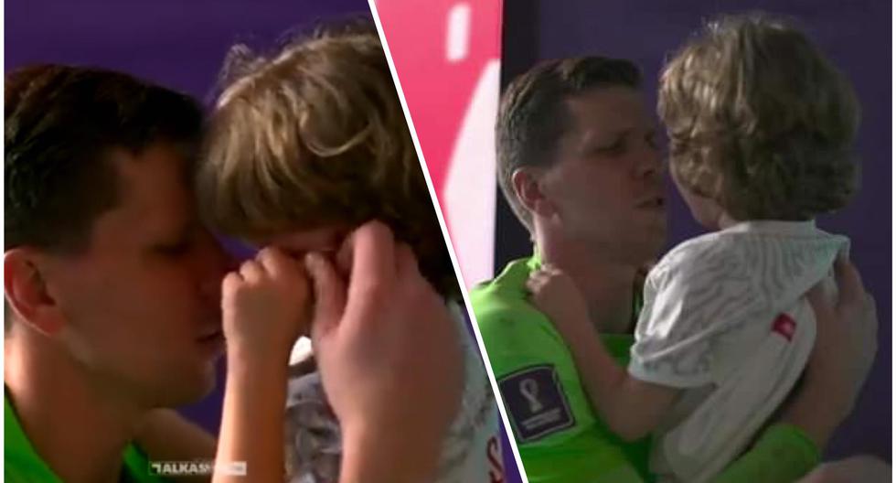 Arquero de Polonia tuvo que consolar a su hijo tras ser eliminado del Mundial 