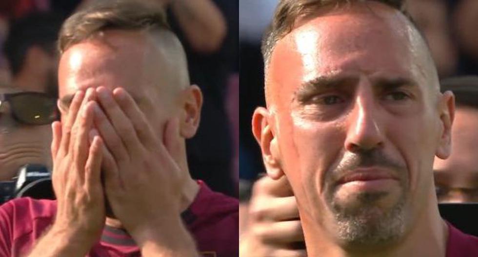 Conmovedor: el llanto de Ribery en pleno homenaje tras anunciar su retiro del fútbol 