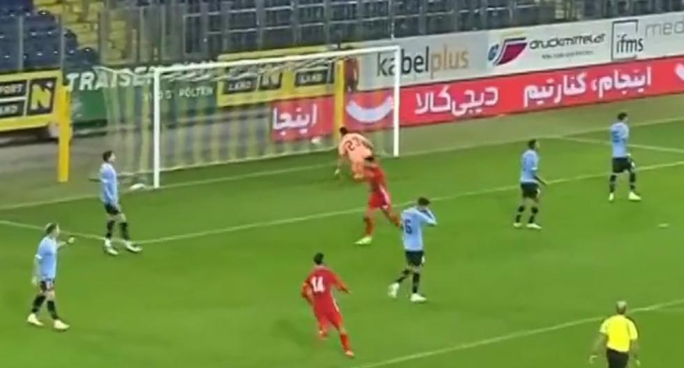 Gol de Taremi para el 1-0 de Irán sobre Uruguay en encuentro amistoso