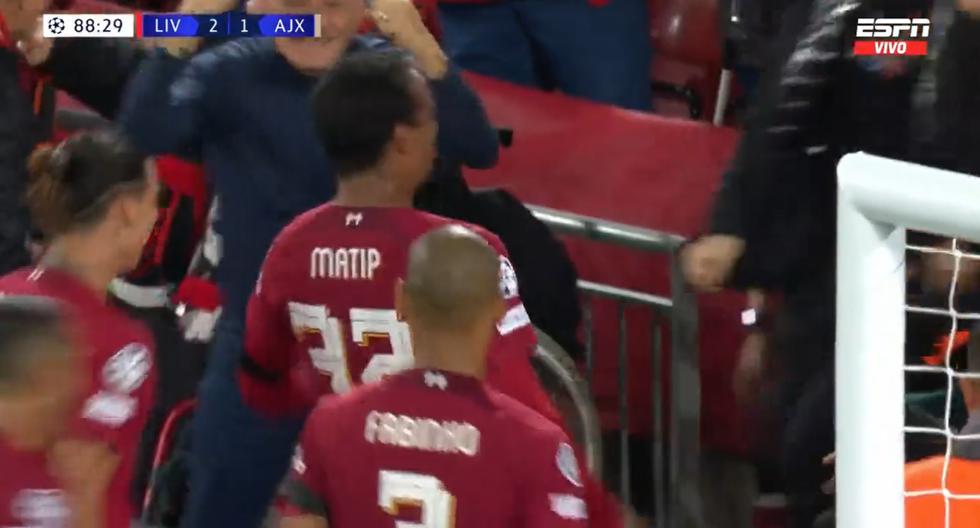 Liverpool vs. Ajax: gol de Joel Matip para el triunfo por 2-1 agónico de los ‘Reds’ 