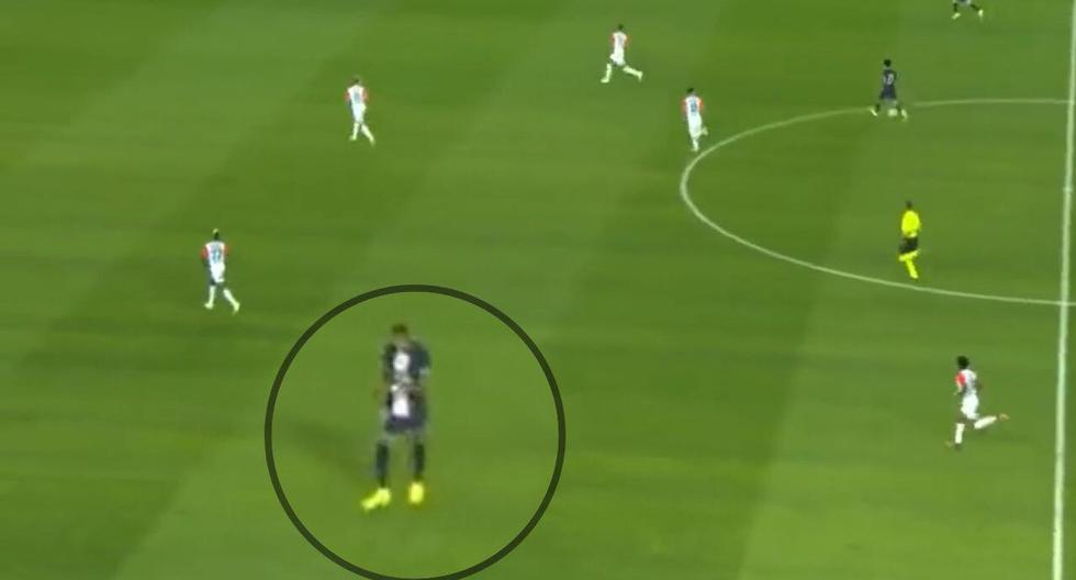 Mbappé no recibió la pelota, se molestó y dejó de correr en un contragolpe de PSG 