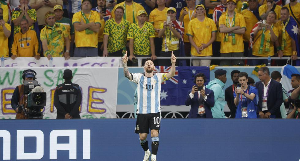 Argentina eliminó 2-1 a Australia con goles de Messi y Álvarez | RESUMEN Y GOLES