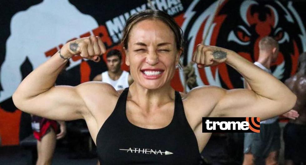 Peleadora Tai Emery noqueó a su rival y celebró con ‘toples’ sobre el ring 