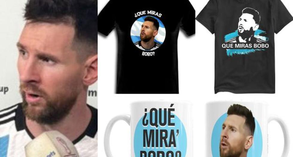 Un éxito en ventas: el ‘qué miras bobo’ de Messi la ‘rompe’ en Internet con esta mercancía 