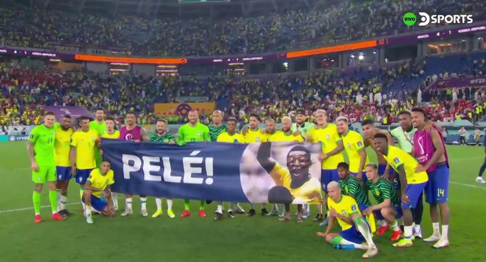 Selección de Brasil y el emotivo homenaje a Pelé tras clasificar a los cuartos de final del Mundial 2022