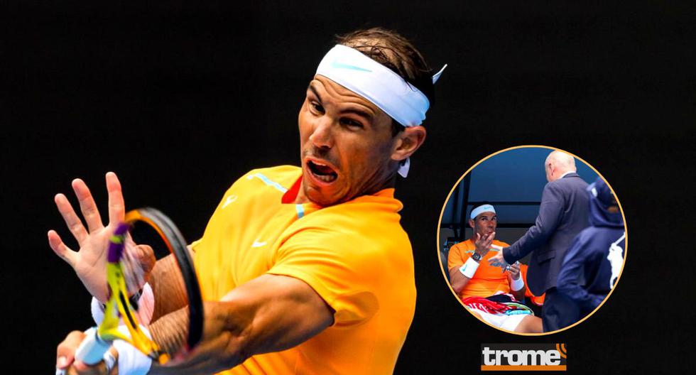 Rafael Nadal sufre increíble ‘robo’ durante debut en Open de Australia 