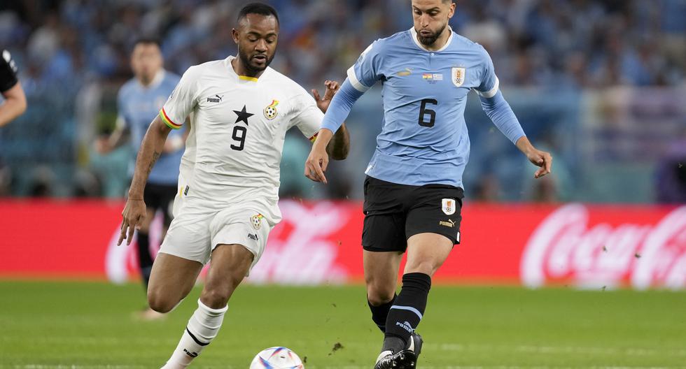 Ingresó Vecino en su lugar: Rodrigo Bentancur salió lesionado durante Uruguay vs. Ghana 