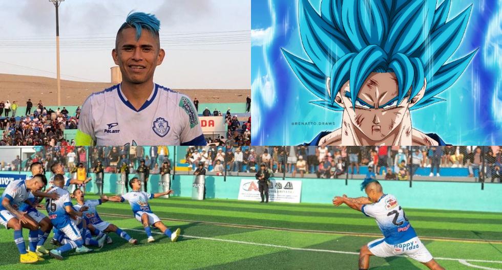José Herrera, the 'Goku' of Copa Peru who celebrates his goals with a 'kamehameha' for his son: 