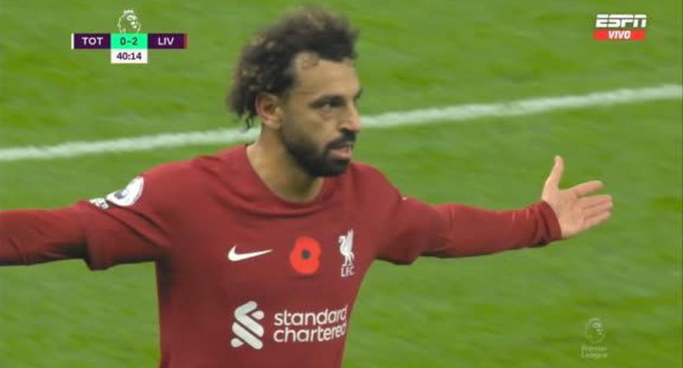 Gol de Salah, quien logra un doblete: así fue el 2-0 de Liverpool vs. Tottenham 