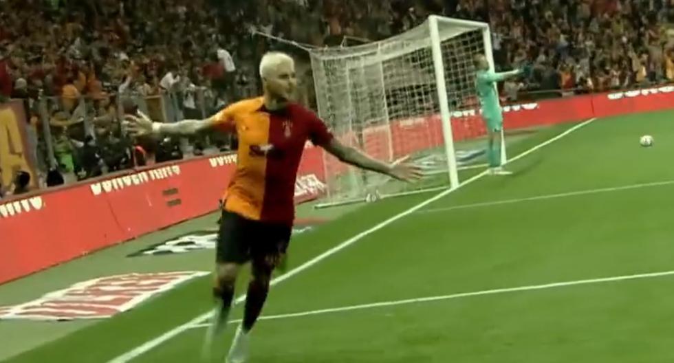 Mauro Icardi está ‘on fire’: doblete del delantero para el triunfo de Galatasaray por 2-1 sobre Besiktas