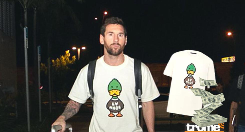 Official Lv Made The Lionel Messi Shirt Louis Vuitton X Nigo Intarsia  Jacquard Duck T Shirt