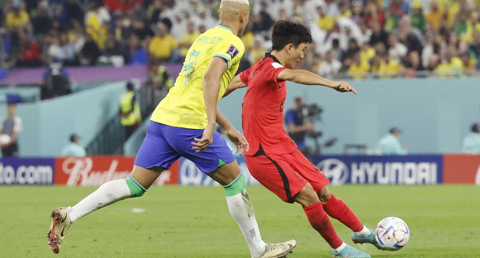 Lo gritaron: Paik Seung-ho marcó el primer gol de Corea del Sur vs. Brasil en el estadio 974 