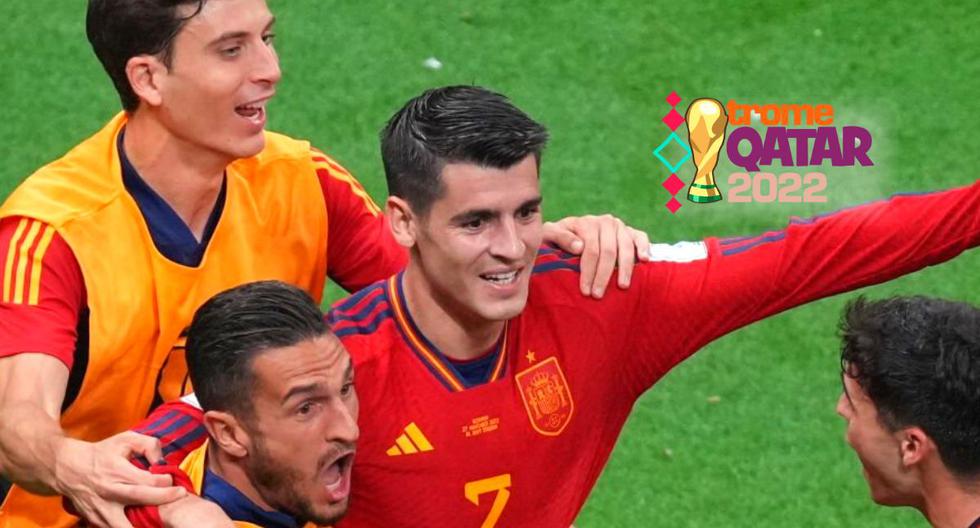 Álvaro Morata pone 1-0 para España y complica chance de Alemania en Qatar 