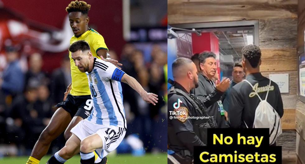 Jugador de Jamaica fue a vestuario de Argentina buscando una camiseta pero llegó tarde