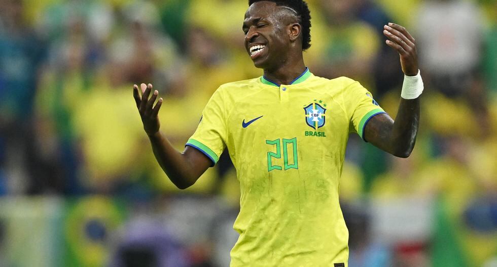 Se perdió una clara oportunidad: Vinicius Junior a un paso del gol para Brasil vs. Serbia 