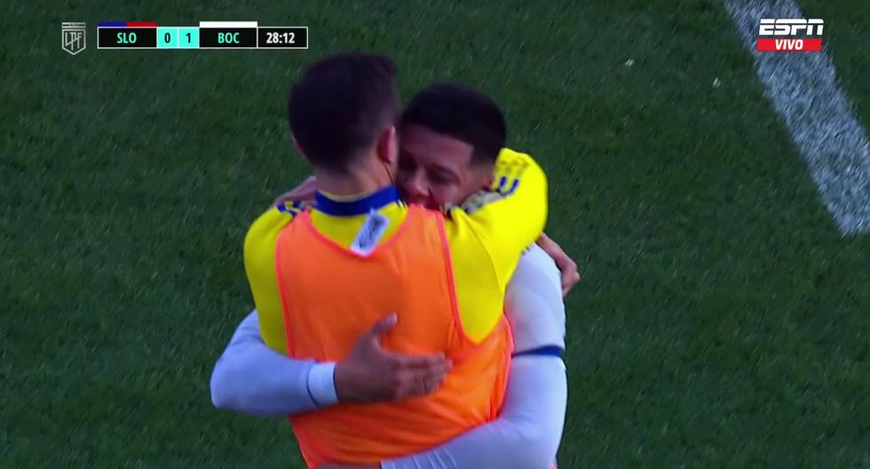 Boca Juniors vs. San Lorenzo: Marcos Rojo anotó el 1-0 del ‘Xeneize’ en la Liga Profesional 