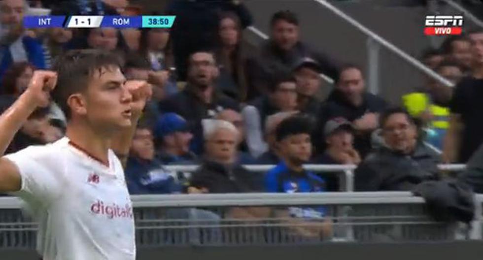 Tremendo ‘joyón’: Dybala se despachó con un golazo para hacer el 1-1 del Inter vs. Roma 