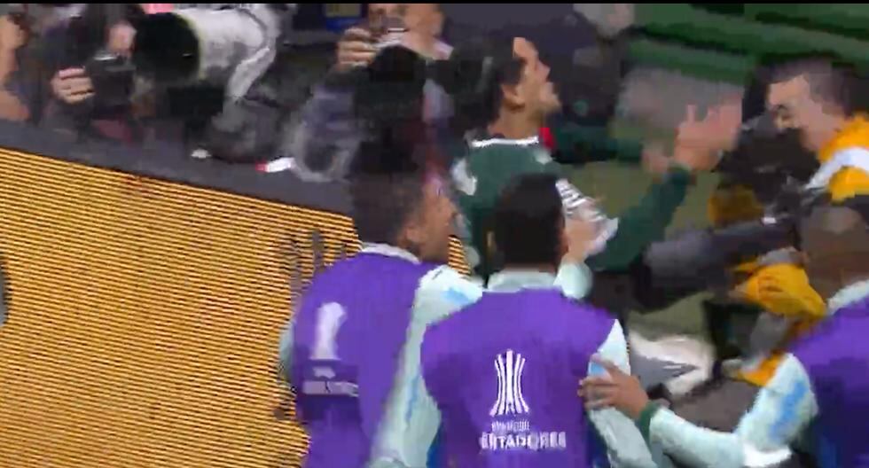 Gol de Gustavo Gómez para el 2-0 de Palmeiras vs. Paranaense por Copa Libertadores 