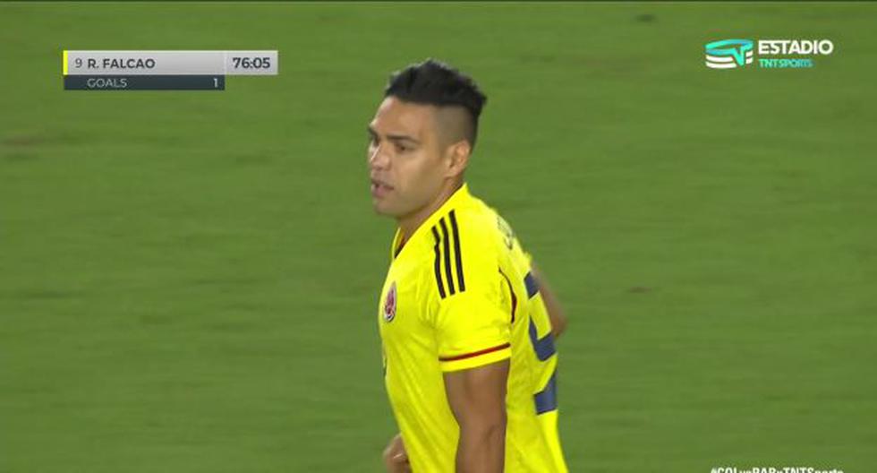 Apareció el ‘Tigre’: el cabezazo de Radamel Falcao para el 2-0 de Colombia contra Paraguay 