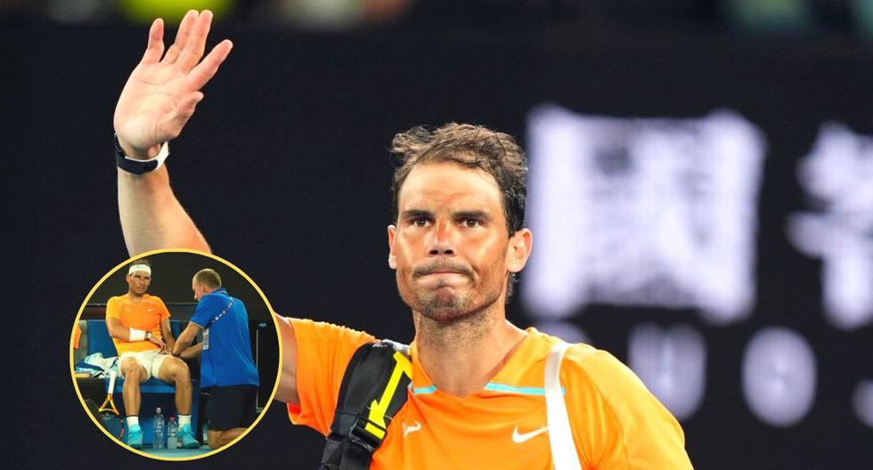 Rafael Nadal se despidió del Open de Australia con preocupante lesión 