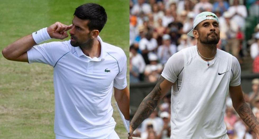 Novak Djokovic chocará ante Nick Kyrgios en la final de Wimbledon y no dudaron en retarse por redes sociales