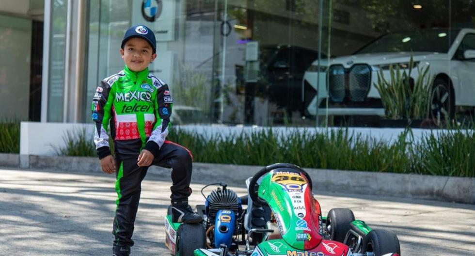 La historia de Mateo García, el piloto mexicano de 6 años que sueña con llegar a la Fórmula 1