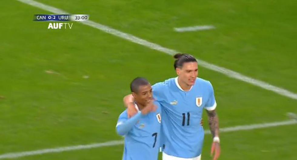 Aquí sí ‘vacuna’: Darwin Núñez anotó un gol para el 2-0 de Uruguay sobre Canadá en amistoso 
