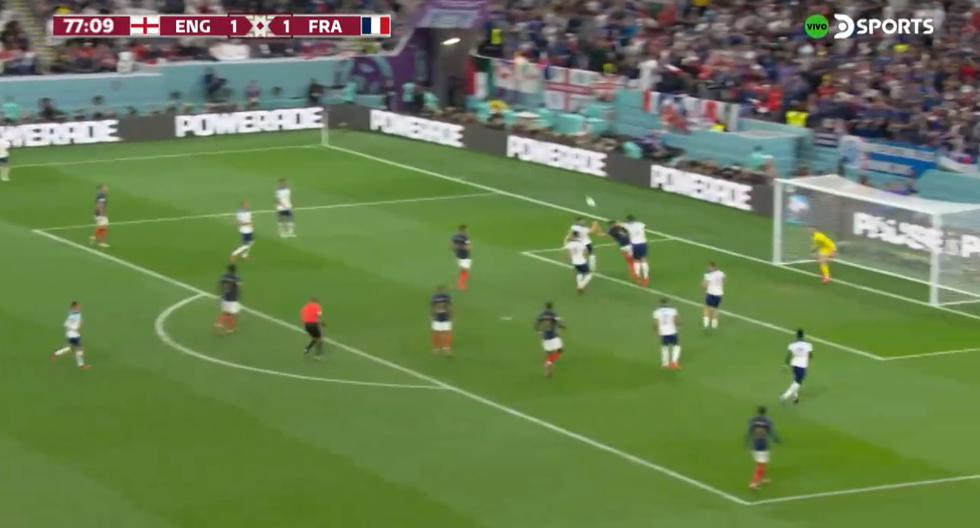 Francia vs. Inglaterra: Giroud, con ayuda de Maguire, anotó el 2-1 de ‘Les Bleus’ 