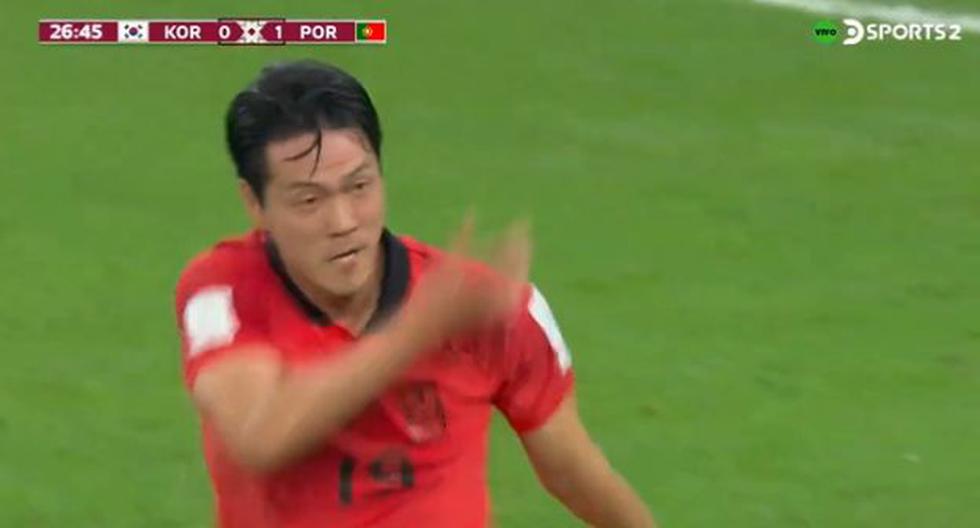 Se equivocó Cristiano Ronaldo: así llegó el 1-1 de Kim Young-Gwon en Portugal vs. Corea del Sur 