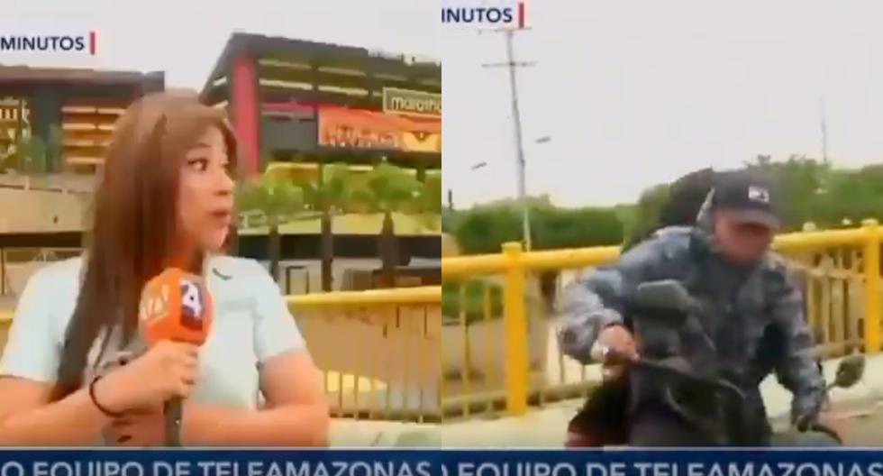 Periodista transmitía en el estadio de la Libertadores, intentaron asaltarla y su respuesta sorprendió: ¿Nos va a robar en vivo?
