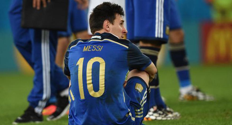 La perturbadora confesión de Lionel Messi por la caída de Argentina ante Alemania