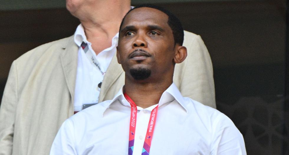 Samuel Eto'o's apologies after kicking a YouTuber in the World Cup.