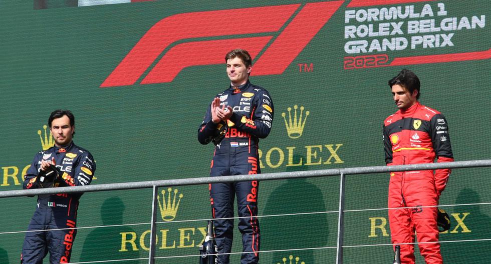GP de Bélgica 2022: Red Bull domina con Verstappen y ‘Checo’ en el podio
