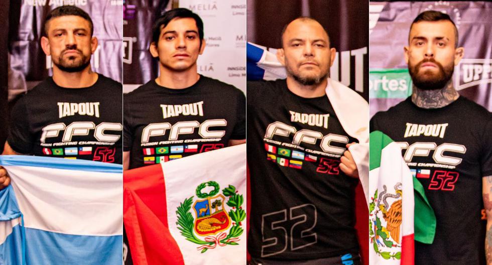 MMA: Perú, Chile, Argentina y México enfrentados por el título del FFC