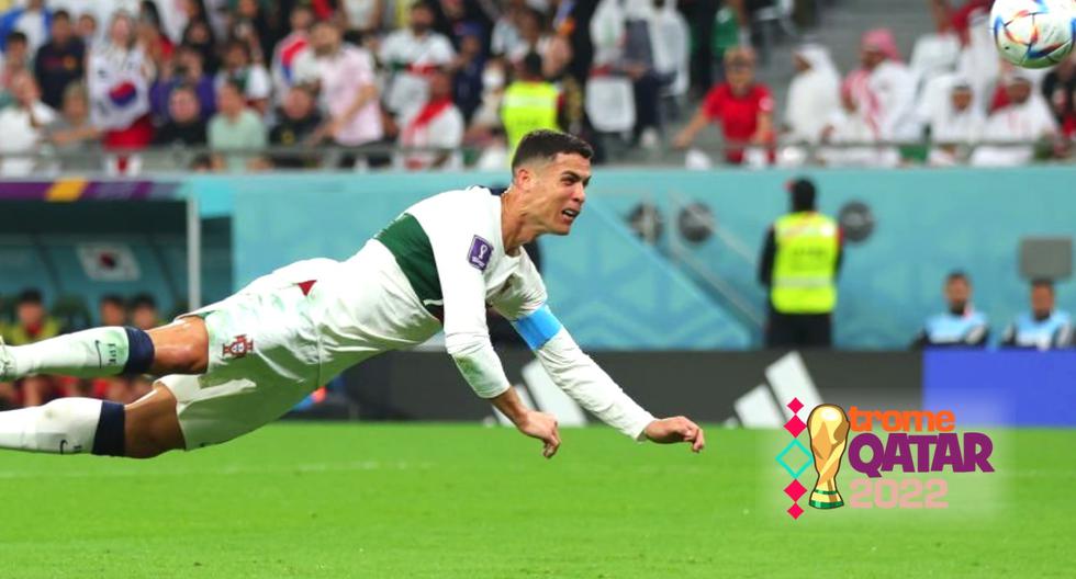 Cristiano Ronaldo se lanzó al área y se comió golazo ante Corea del Sur 
