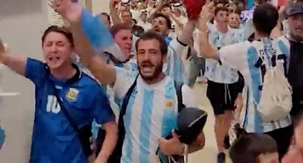 Argentina vs. México: así fue la efusiva llegada de los hinchas albicelestes al partido por el Mundial 2022 