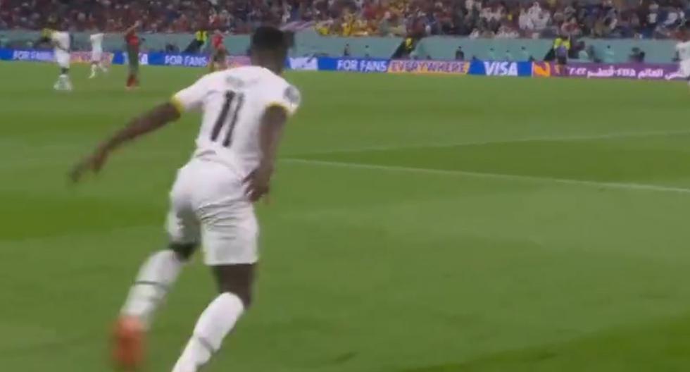 Bukari anotó el el 2-3 de Ghana vs. Portugal y celebró como ‘CR7′