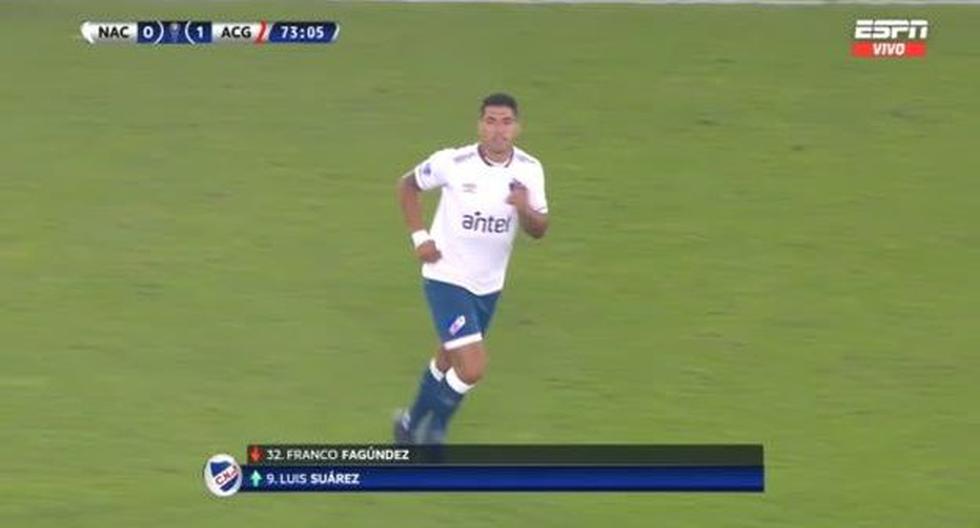 Momento esperado: Luis Suárez debutó con Nacional y el estadio reaccionó por el ingresó del ‘Pistolero’ 