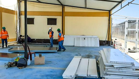 Los módulos implementado por el Ministerio de Vivienda son de material drywall de 6 x 3 metros. (Foto: Inpe)