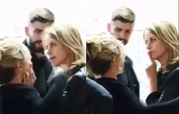 The moment Piqué's mother aggressively silences Shakira goes viral