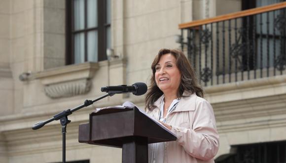Dina Boluarte Zegarra es ministra y vicepresidenta de la República. Foto: Midis / Archivo