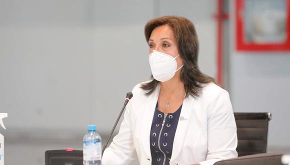 Vicepresidenta Dina Boluarte dijo esperar que el Poder Judicial y la Fiscalía sean "firmes" frente a la investigación por el caso del derrame de Repsol en Ventanilla. (Foto: @MidisPeru)