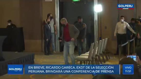 Colaboradores de Ricardo Gareca respaldaron su discurso en Miraflores (Video: Gol Perú)
