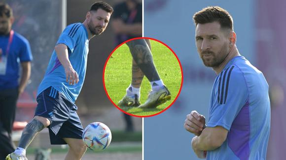 Lionel Messi entrena con Argentina