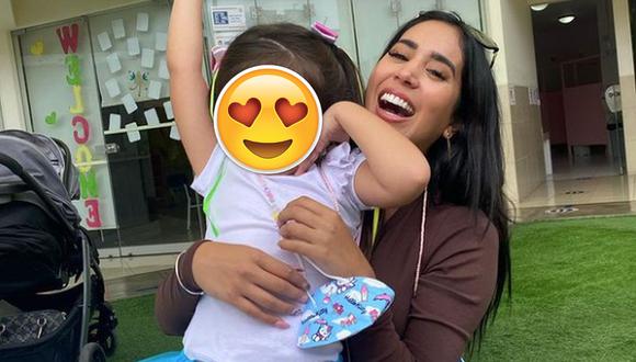 Melissa Paredes compartió su primera salida con su hija después de meses