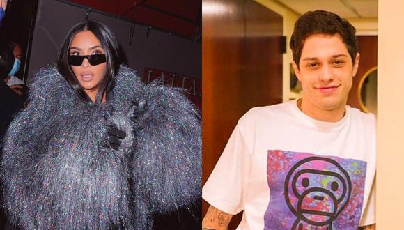 Fotos de Kim Kardashian y Pete Davidson generan sospechas de una posible relación entre las celebridades. (Foto: @kimkardashian/@petedavidsons).