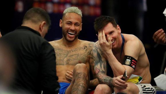 Lionel Messi y Neymar son grandes amigos desde el 2013, año en el que el brasileño llegó al FC Barcelona. (Foto: Reuters)