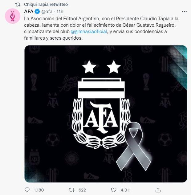 Claudio 'Chiqui' Tapia replicó mensajes por los incidentes en el Gimnasia vs. Boca.
