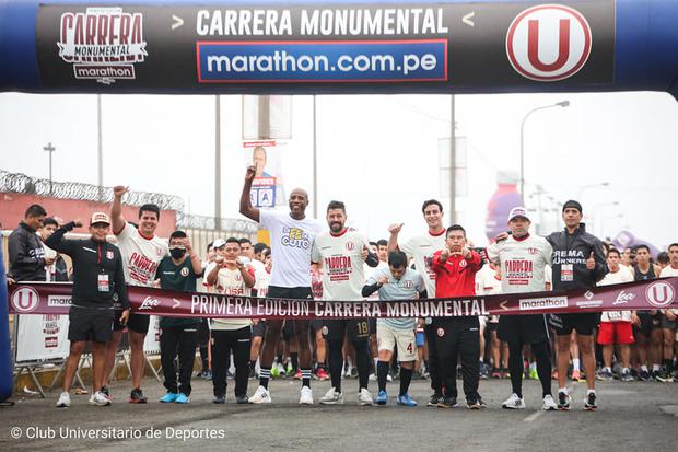 'Cuto' Guadalupe debutó este año en el running y sufrió para terminar la media maratón.