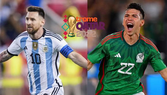 Argentina vs. México se enfrentan por la fecha 2 del Grupo C de la Copa del Mundo Qatar 2022 (Foto: AFP /AFP)